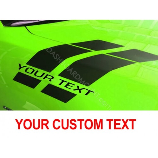 Custom Text Fender hash Stripes