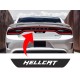 Dodge Charger Custom Text Trunk Decal