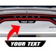 Dodge Charger Custom Text Trunk Decal