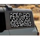 Leopard Cheetah Window Decal for Ford Bronco 6G