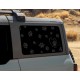 Pet paws dog lover Window Decal for Ford Bronco 6G