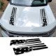 Vinyl Hood bump stripes graphics for Ford Bronco Sport - V13