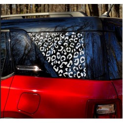 Leopard Cheetah quarte panel Window Decal for Ford Bronco Sport