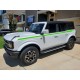 Long body door side stripes decals for 6G Ford Bronco - LV4