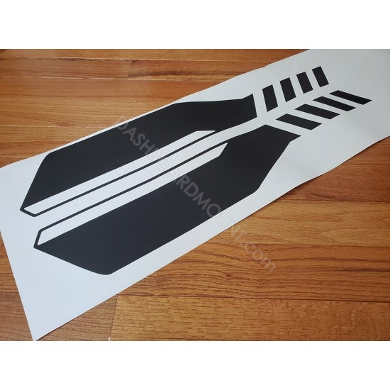 Vinyl Hood Accents stripes graphics for Ford Bronco Sport - V4