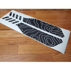 Vinyl Hood Accents stripes graphics for Ford Bronco Sport - V5