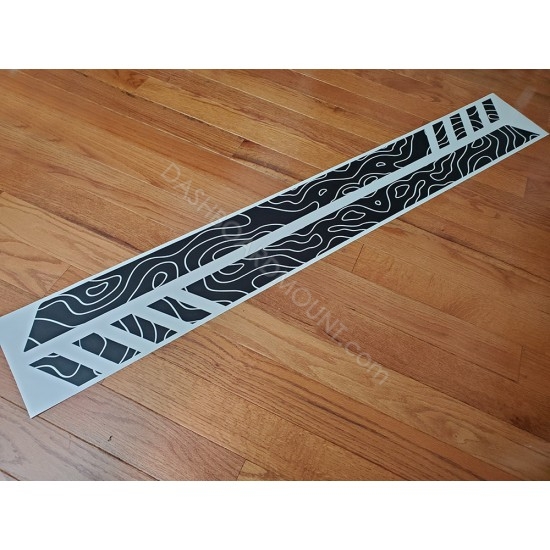 Door Body Topographical stripe Graphics for Bronco Sport - v14