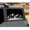 Mountain & Trees rear side window decal for Ford Bronco