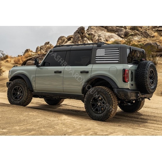 3rd Window American Flag for Ford Bronco - V1