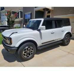 Lower Door side stripes graphics for Ford Bronco