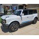 Lower Door side stripes graphics for Ford Bronco