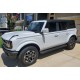 Long upper body door side stripes decals for Ford Bronco - lv1