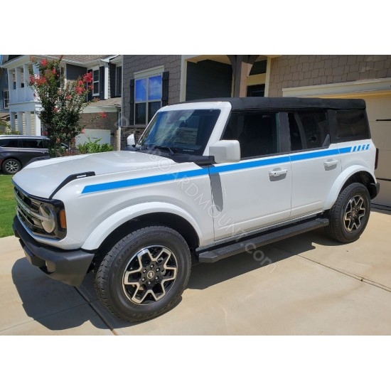 Side stripes decals for Ford Bronco - lv2