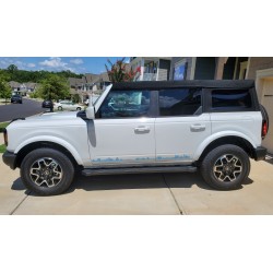 Sound wave form side graphics for Ford Bronco