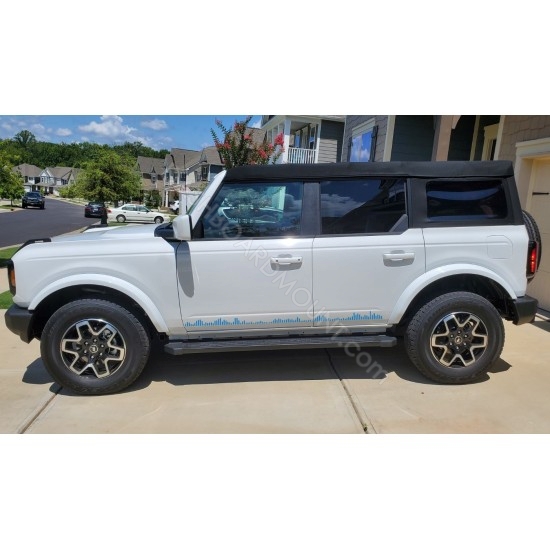 Sound wave form side graphics for Ford Bronco