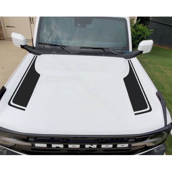 Hood vinyl stripes for Ford Bronco