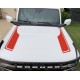 Hood vinyl stripes for Ford Bronco