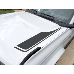 Hood vinyl stripes for Ford Bronco