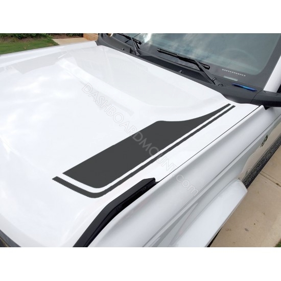 Hood vinyl stripes for Ford Bronco