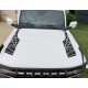 Cross Cut hood vinyl stripes for Ford Bronco - v4