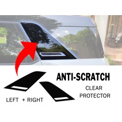C pillar ANTI-SCRATCH Black piano finish protector film PPF