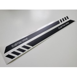 Side door stripes with custom text for Ford Maverick  - v3