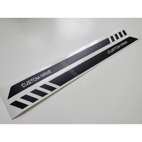 Side door stripes with any custom text for Ford Maverick  - v3