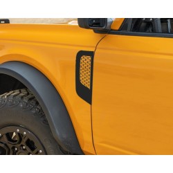 Ford Bronco mesh vent fender accent decal - v5