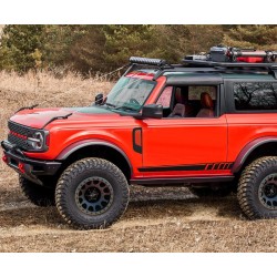 Ford Bronco mesh vent fender accent decal - v5