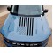 American Flag hood graphics for Ford Bronco Sport - V2a