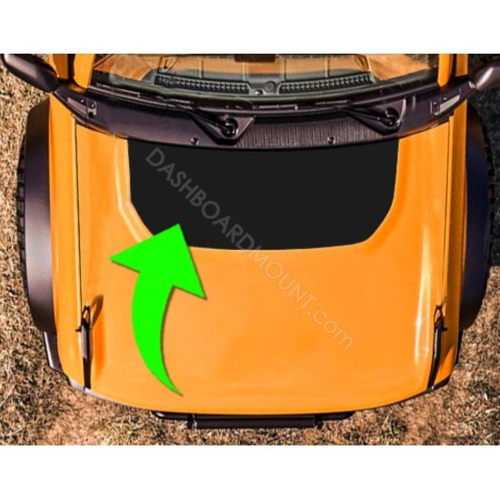 Hood cowl decal graphics for Ford Bronco (solid)