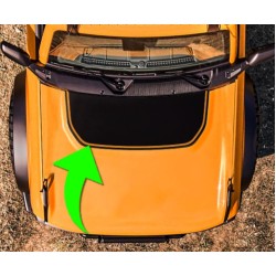 Hood cowl outline graphics for Ford Bronco