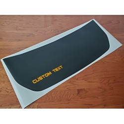 Hood bump + custom name decal sticker for 6G Ford Bronco