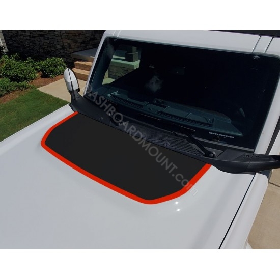 Hood cowl outline pin stripe for Ford Bronco