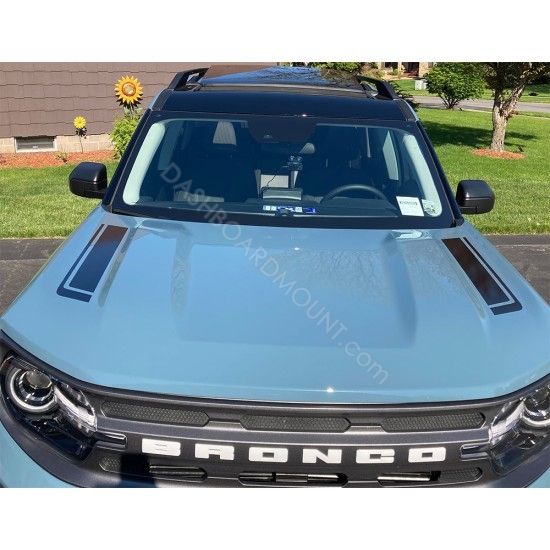 Vinyl Hood Accents stripe graphics for Ford Bronco Sport - V3