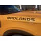 Custom Text fender hood letters for Any Ford Bronco Hood