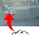 Mountains Hatch Accent vinyl decal for Ford Bronco Sport