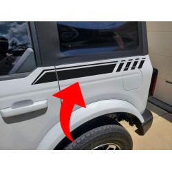 Rear Quarter panel stripe decal for Ford Bronco