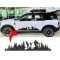 Trees and mountains body decal for Ford Bronco Sport - v3