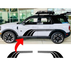 Door Body bottom stripe Graphic Ford Bronco Sport - v5