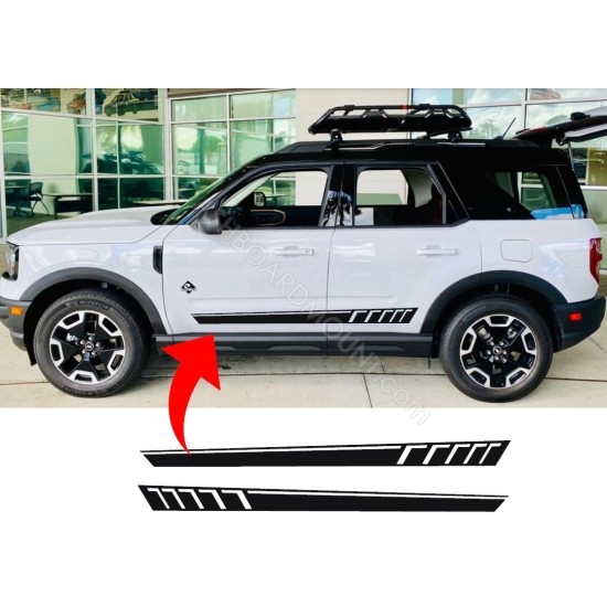 Door Body bottom stripe Graphic for Ford Bronco Sport  - v6