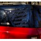 Distressed American flag rear quarter panel decal for Ford Bronco Sport - v3