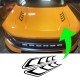Vinyl Hood Accents Vent for Ford Bronco Sport - V1