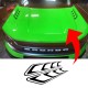 Vinyl Hood Accents Vent for Ford Bronco Sport - V1