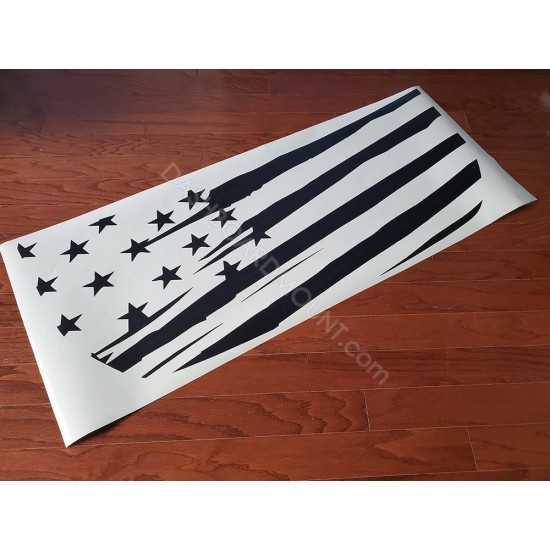 American Flag Hood cowl decal for Ford Bronco