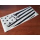 American Flag Hood cowl decal for Ford Bronco