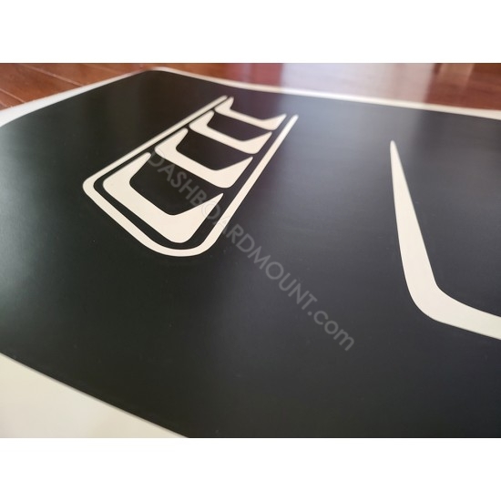 Hood bump with vent cut outs decal sticker for 6G Ford Bronco