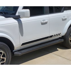 Body door side stripes decals graphics for 6G Ford Bronco - v1