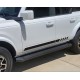 Body door side stripes decals graphics for 6G Ford Bronco - v1