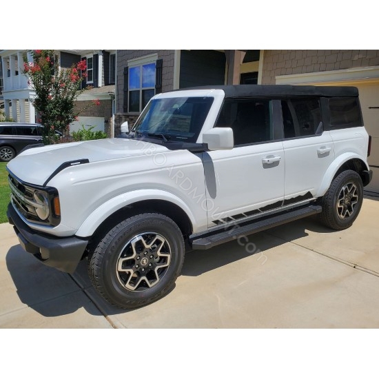 Side stripes body decals graphics Ford Bronco with Mountains